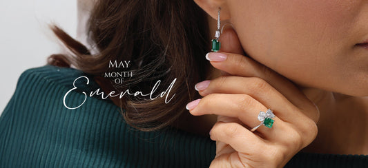 MAY - MONTH OF EMERALD, WRAPPED IN GREEN