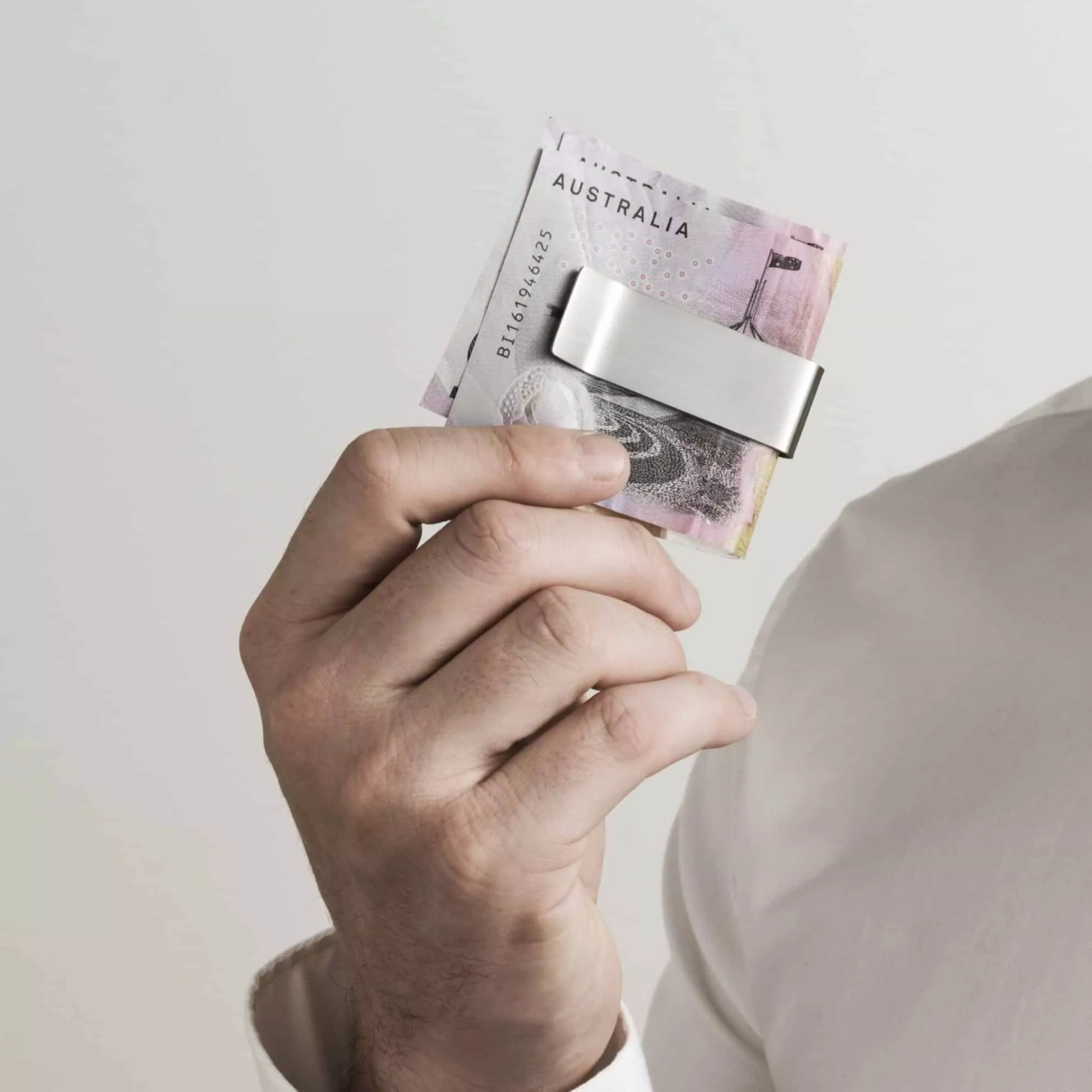 Stainless steel money clip