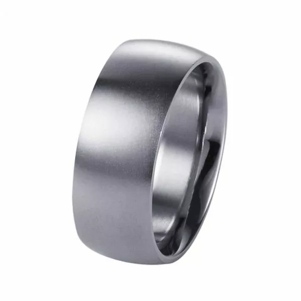 Brushed stainless steel Men’s ring