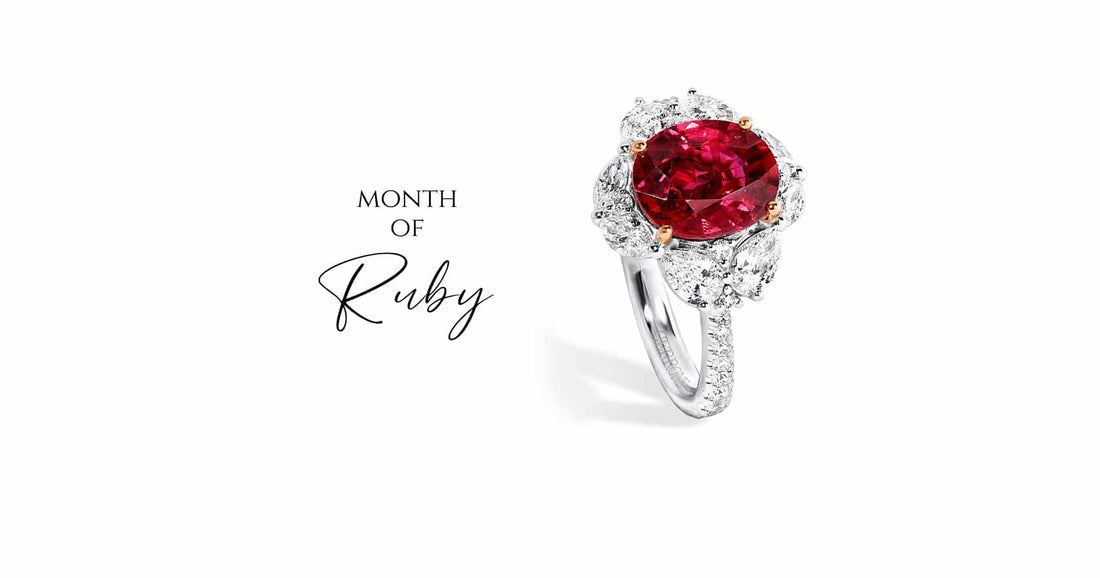 JULY BIRTHSTONE JEWELLERY - MONTH OF RUBY