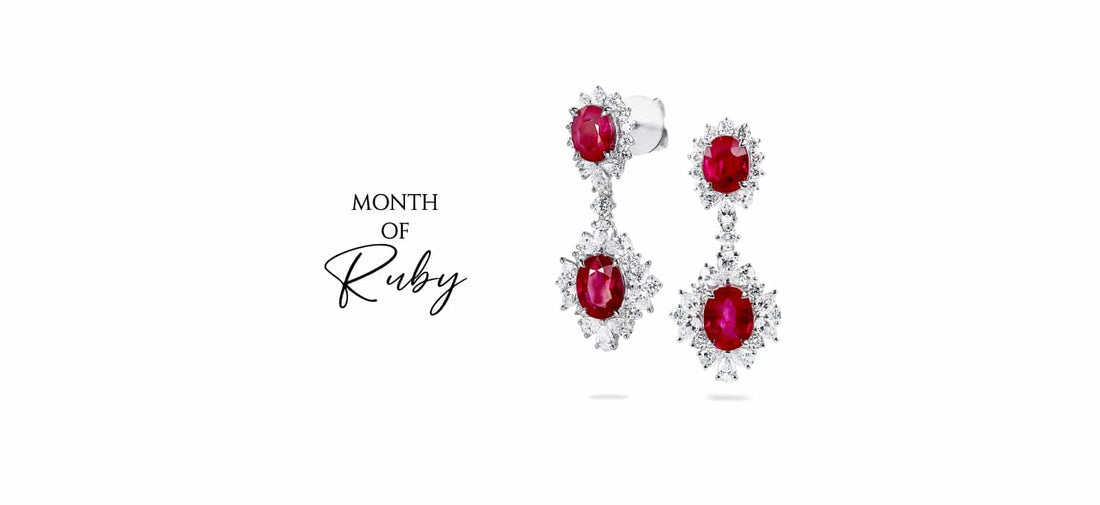 JULY BIRTHSTONE JEWELLERY - MONTH OF RUBY