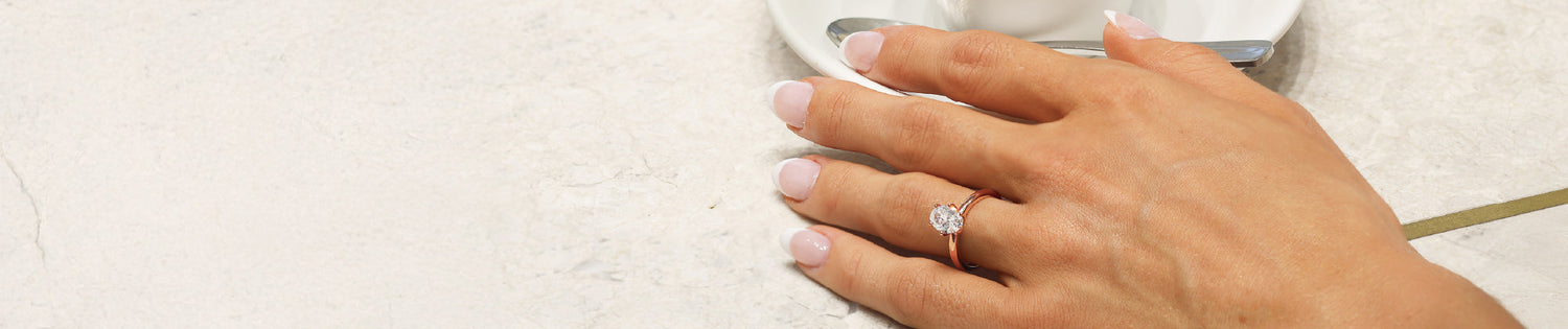 ROSE GOLD ENGAGEMENT RINGS