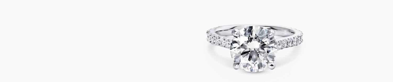 ROUND BRILLIANT CUT ENGAGEMENT RINGS