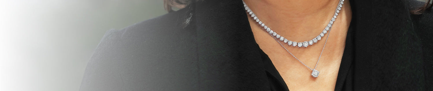 SOLITAIRE NECKLACES