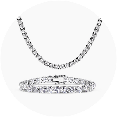 TENNIS BRACELETS AND NECKLACES