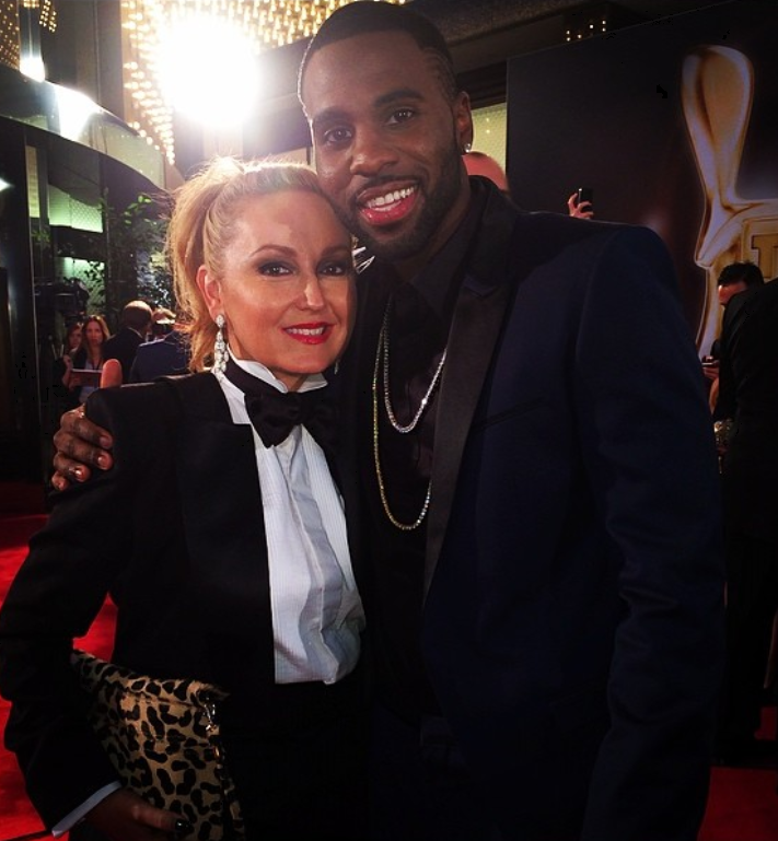 MELISSA HOYER WEARING CERRONE JEWELS WITH JASON DERULO
