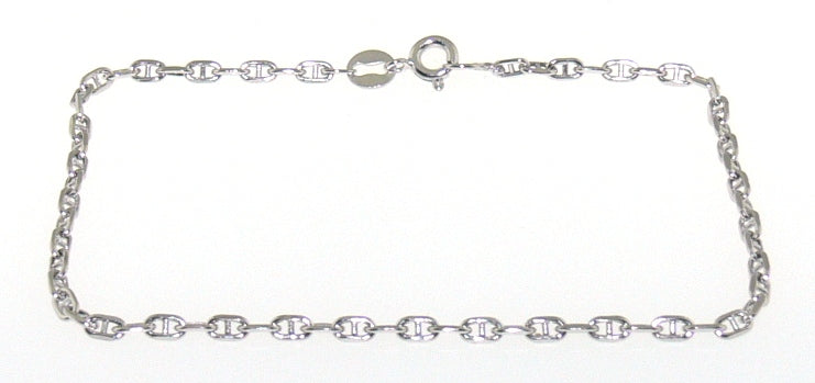 18ct White Gold Gucci Link Chain Bracelet