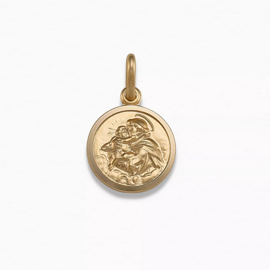 18ct yellow gold “St. Antonio” medal