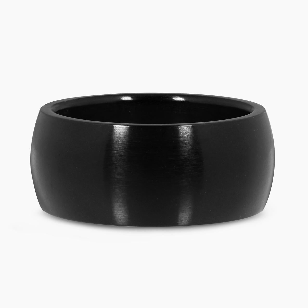 Brushed stainless steel Men’s ring