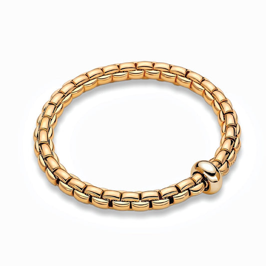 18ct yellow gold 'Fope' stretch bracelet
