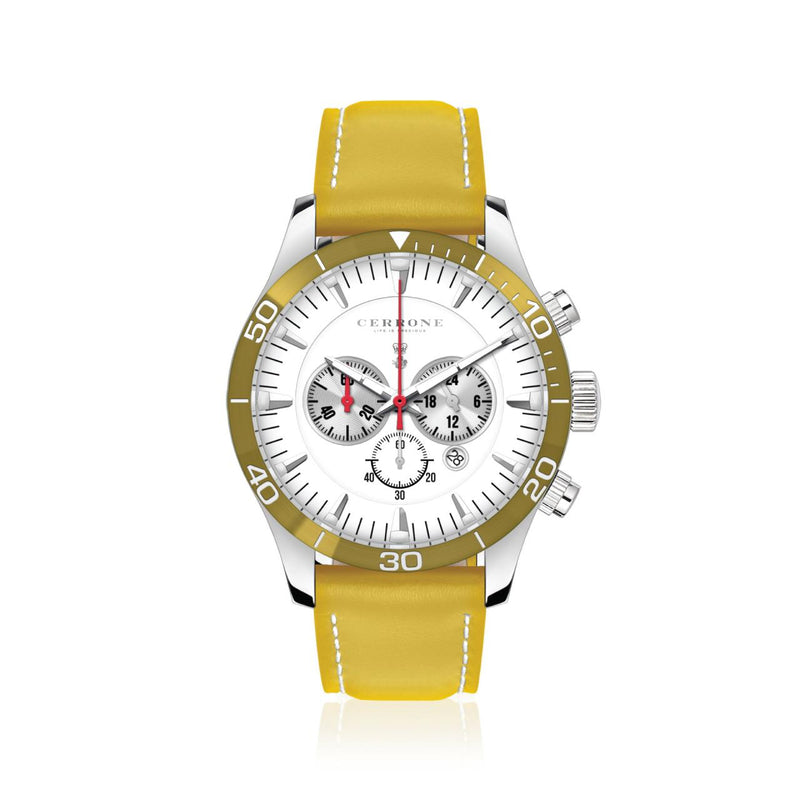 Cerrone 50th Anniversary chronograph ‘Giallo’ watch