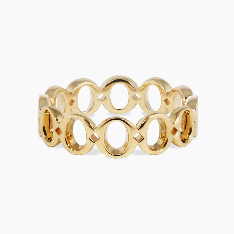 18ct yellow gold ‘O’ ring from the Iconica Collection - Large