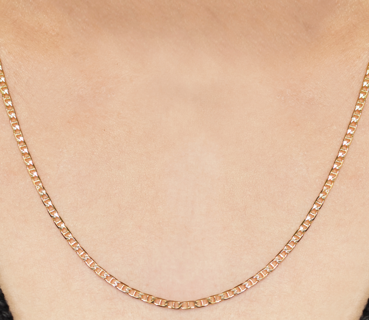 9ct Yellow Gold Anchor 52cm Chain
