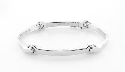Silver Dog Bone ‘Sensi’ Mens Bracelet