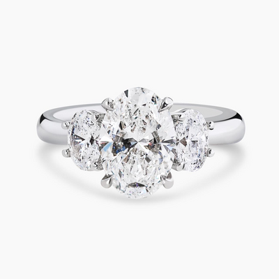 THREE STONE ENGAGEMENT RINGS
