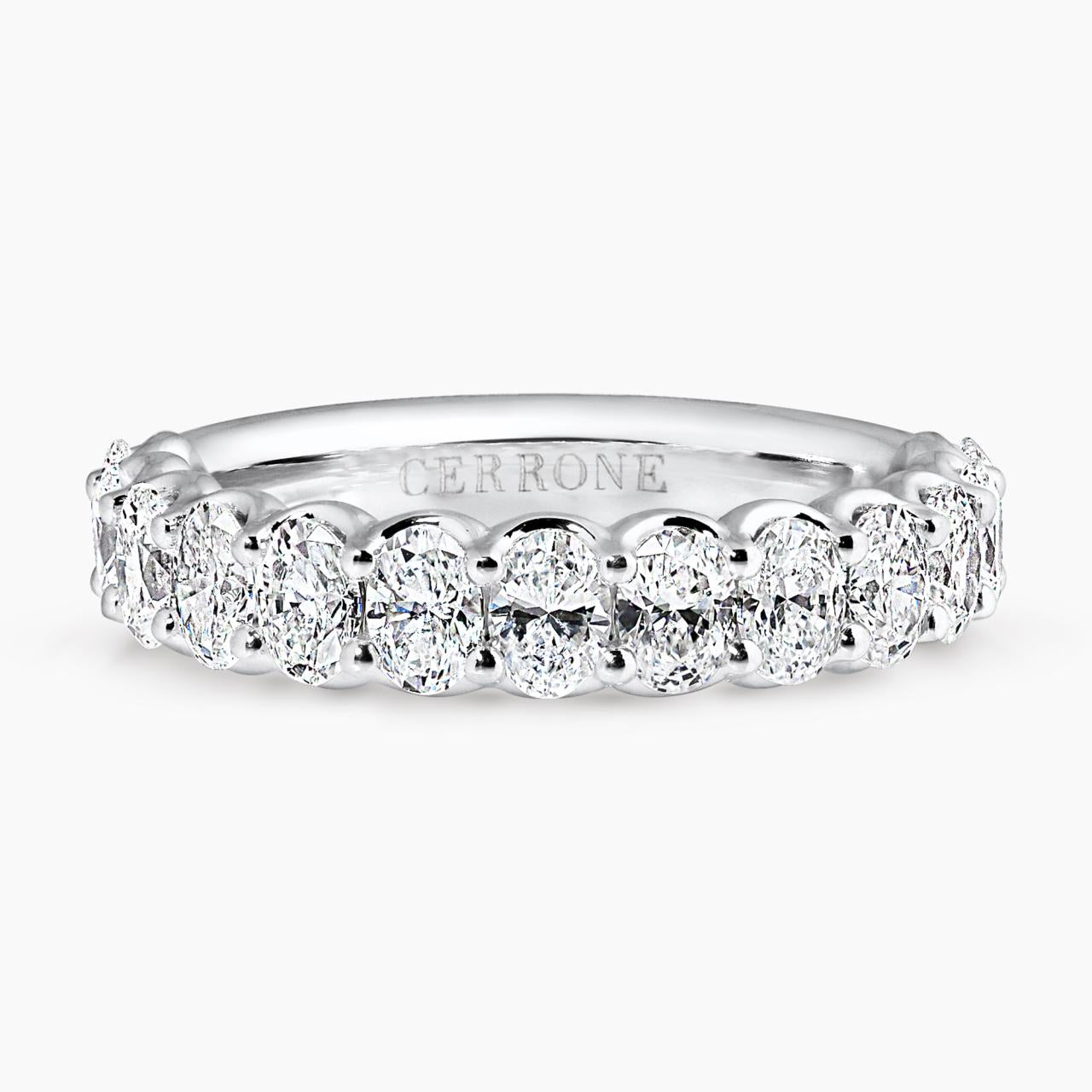 18ct white gold 13=1.72ct oval cut diamond ring