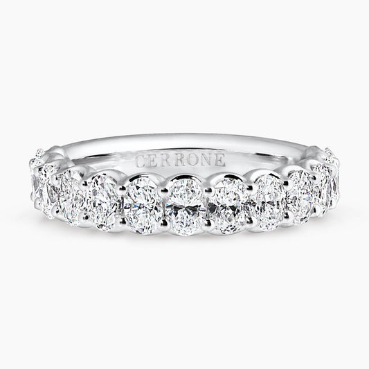 18ct white gold 13=1.72ct oval cut diamond ring