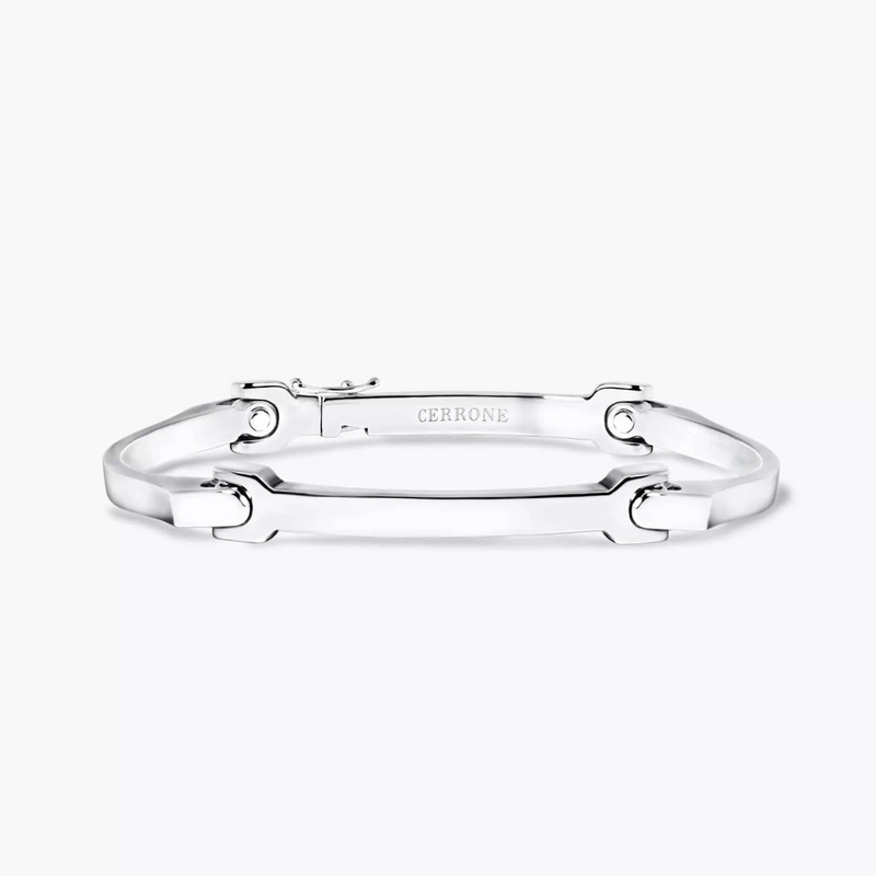Silver Dog Bone ‘Sensi’ Mens Bracelet