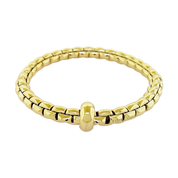 18ct yellow gold Fope stretch bracelet