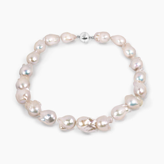 Fresh water baroque pearl necklace
