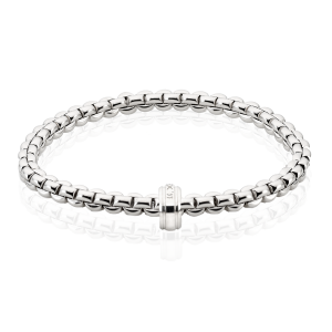 18ct white gold Fope bracelet