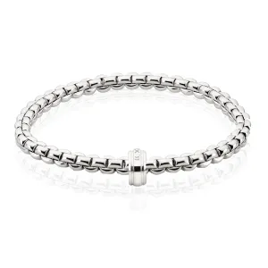 18ct white gold Fope bracelet