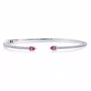 Dahlia Australian Argyle Pink Diamond Cuff