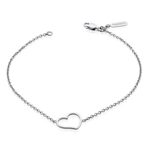 18ct heart bracelet