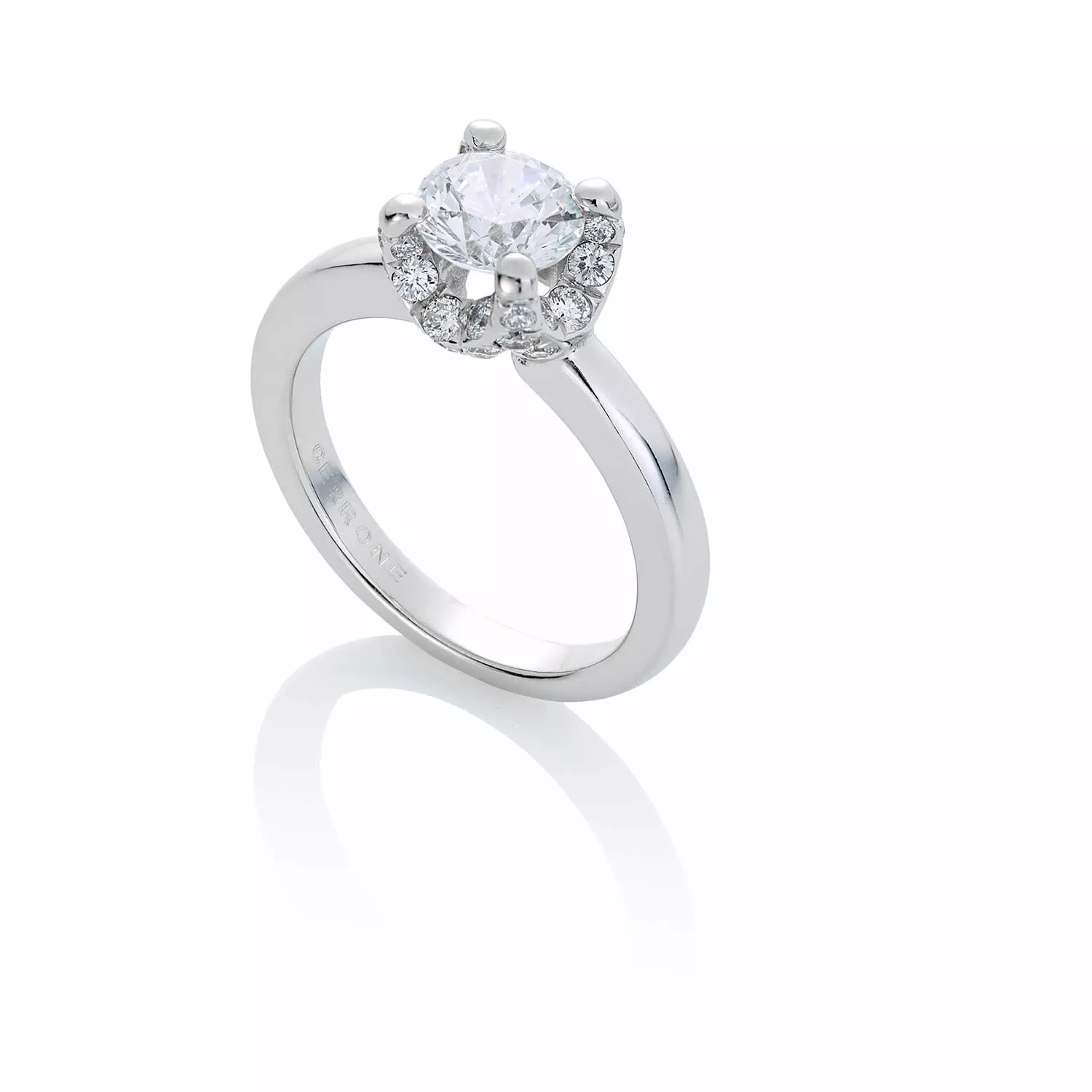 Solitaire sales ring diamant
