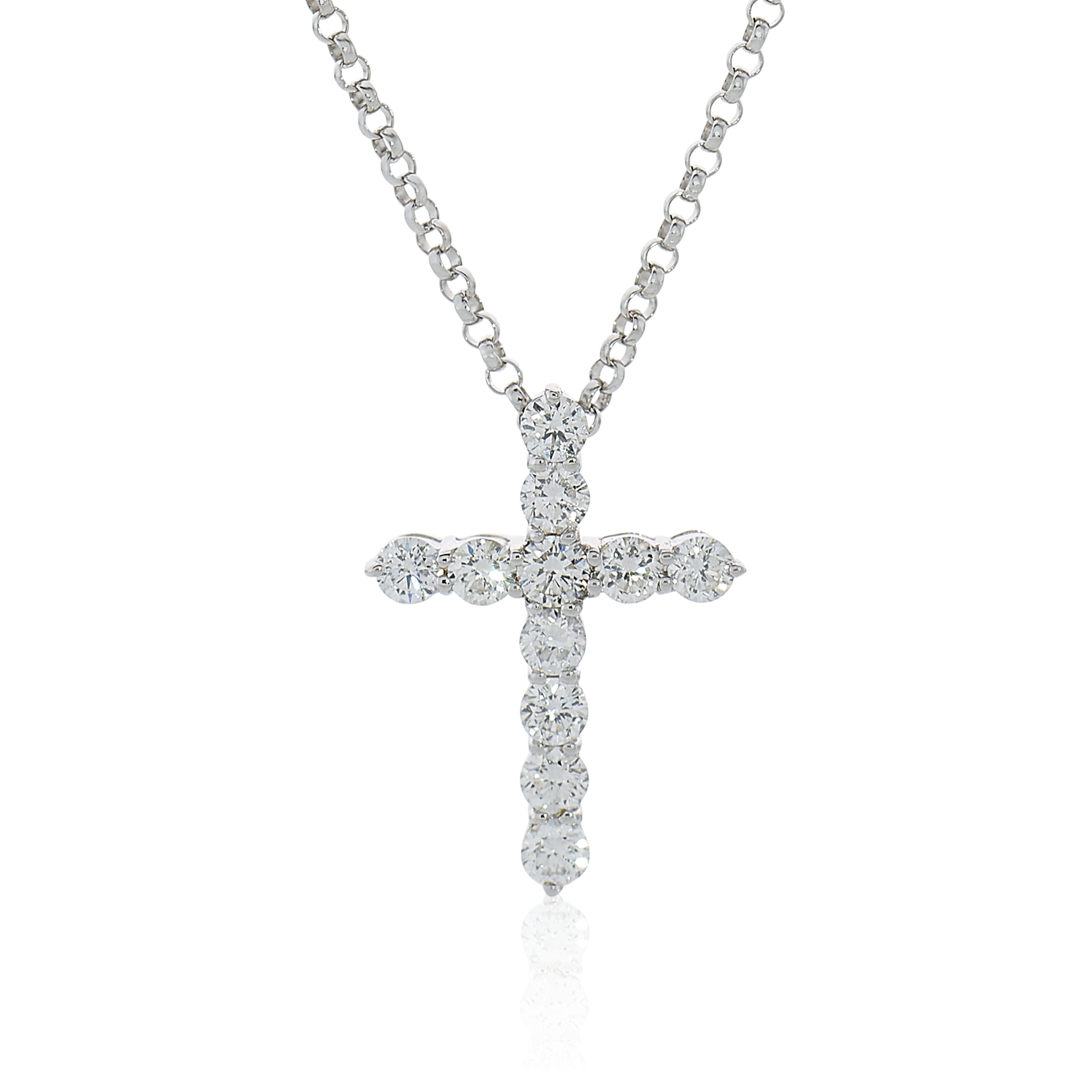 18K Gold Diamond Cross Pendant | Australian Opals | Shop Opal and Diamond Jewellery  Australia