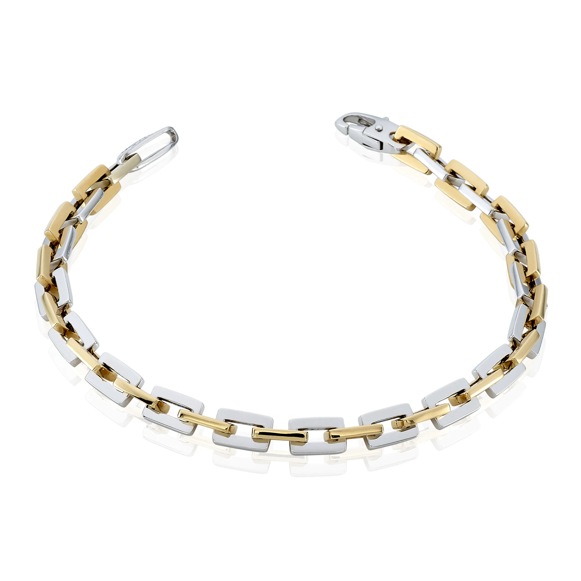 18ct White Yellow Gold Bracelet Cerrone Jewellers