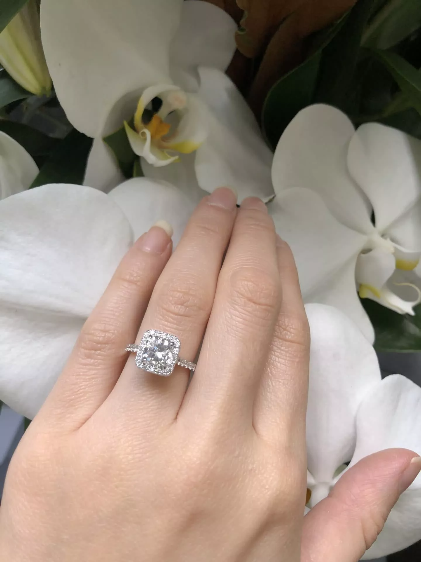 2 carat halo shop engagement ring