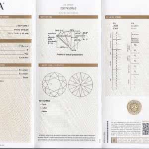 1.33ct F VS2 Round Brilliant Cut Diamond- GIA CERT