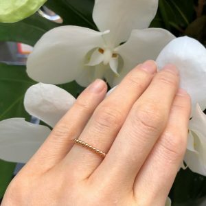 18ct Rose Gold Ball Ring