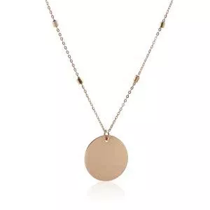 18ct Rose Gold Round Necklace