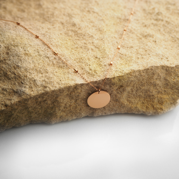 18ct Rose Gold Round Necklace