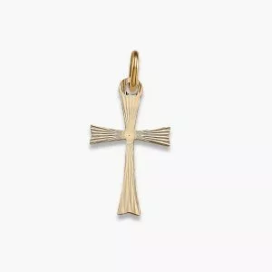 18ct Yellow Gold Cross Pendant