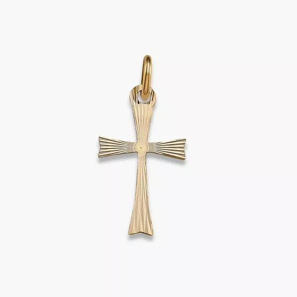 18ct Yellow Gold Cross Pendant