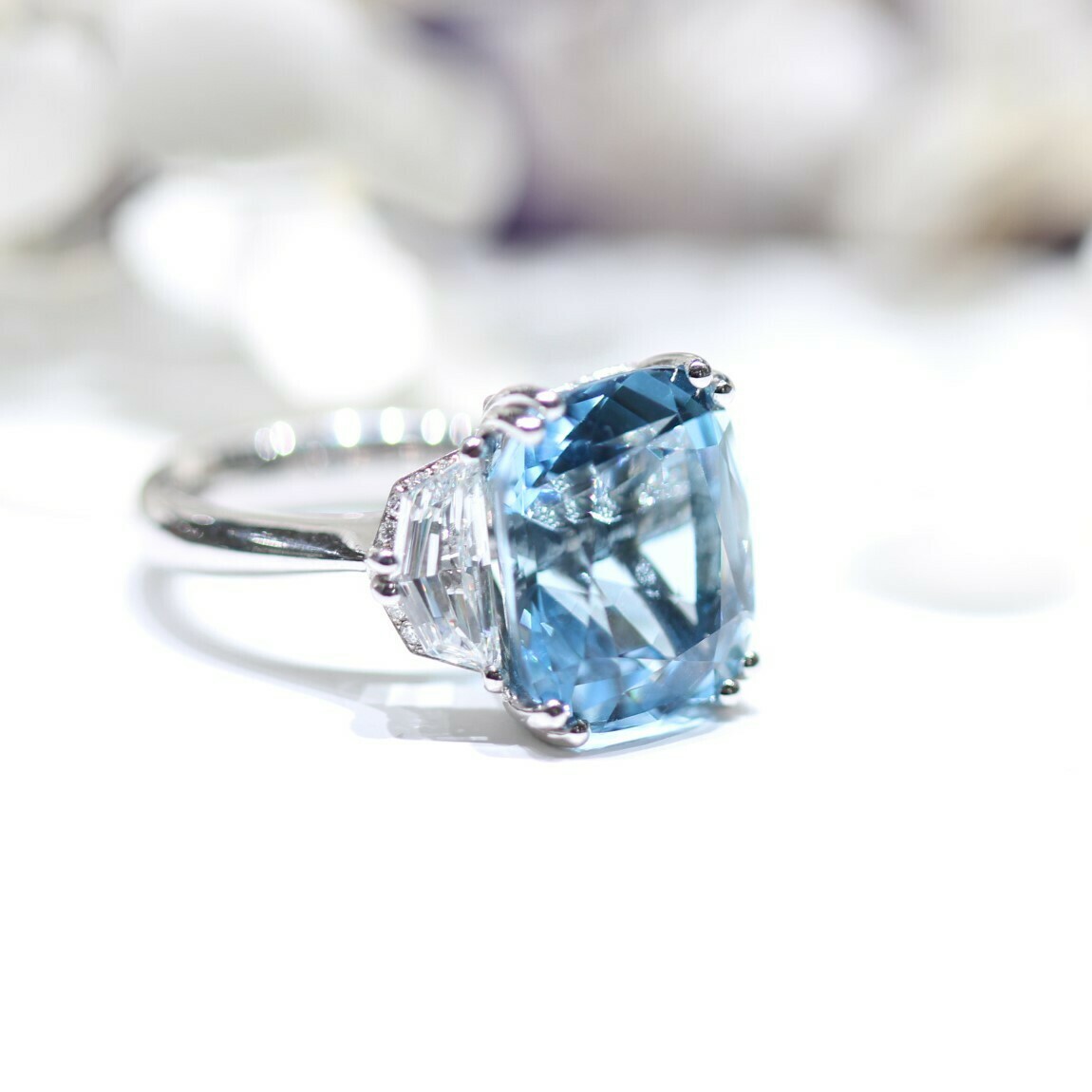 9.72ct Aquamarine Azure Ring - Cerrone high jewellery