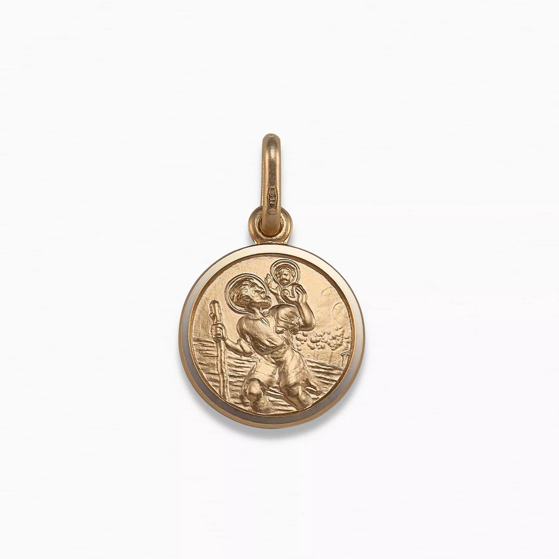 18ct gold outlet st christopher necklace