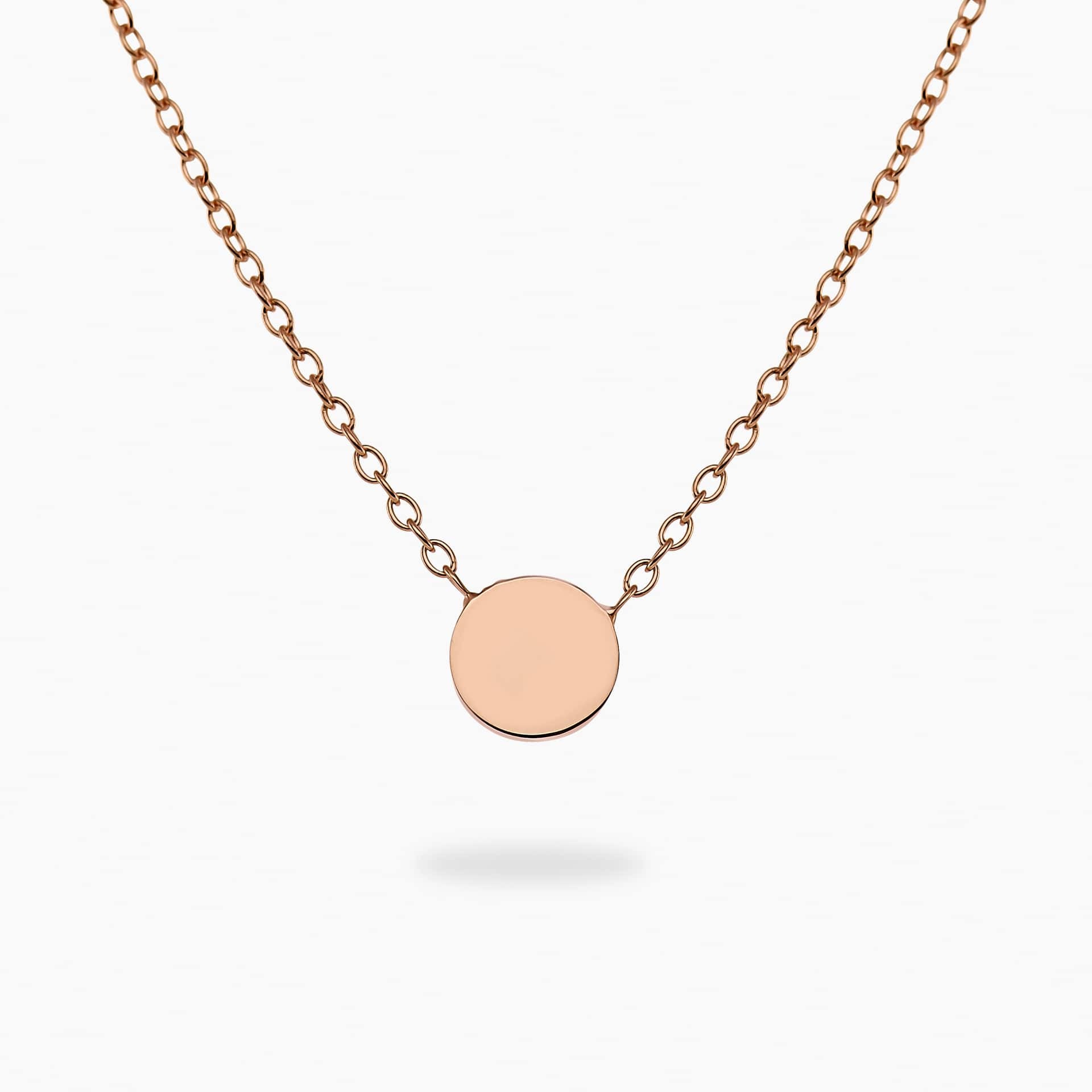 Circle shop chain necklace