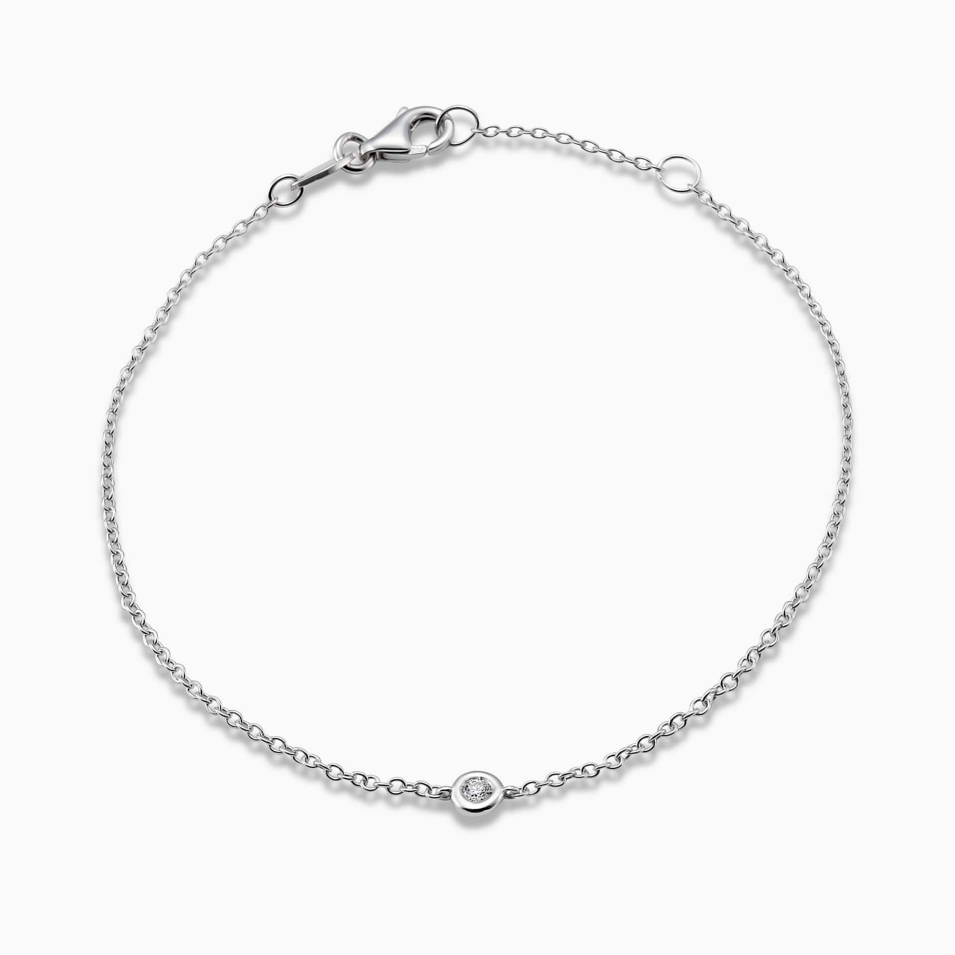 18ct White Gold Diamond Bracelet | Cerrone Jewellers
