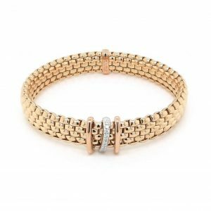 18ct rose gold expandable bracelet