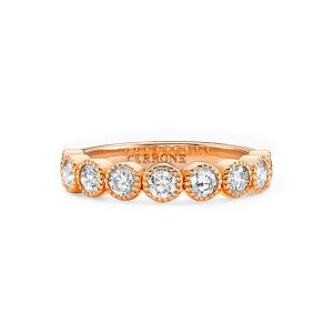 18ct rose gold diamond ring
