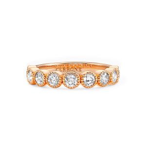 18ct rose gold diamond ring