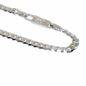 18ct white gold gents bracelet