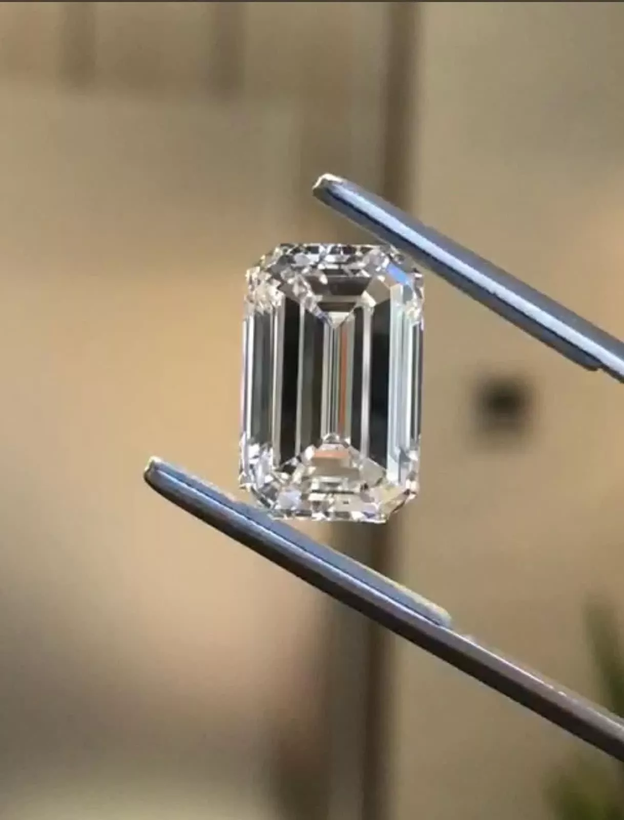 10.01ct D VVS2 Emerald Cut Diamond GIA Cert Cerrone Jewellers