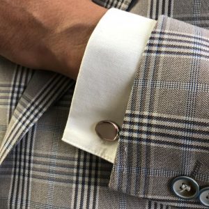 Sterling Silver oval cufflinks