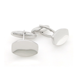 18ct white gold cufflinks