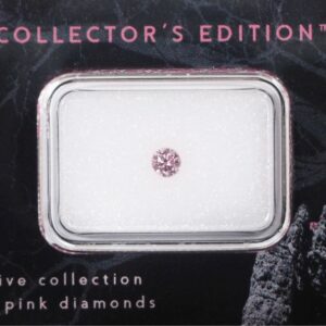 0.16ct FIPP SI1 round pink diamond Argyle Collector's Edition GIA IGI